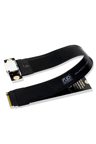 NO BRAND ADAPTOR OCULINK M.2 NVME PCIE 4.0 X4SFF-8612 SFF-8611 15CM