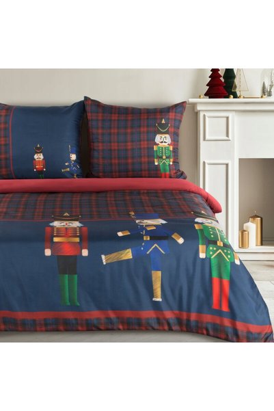 Eurofirany Set de lenjerie de pat 160x200cm Colecția de Crăciun