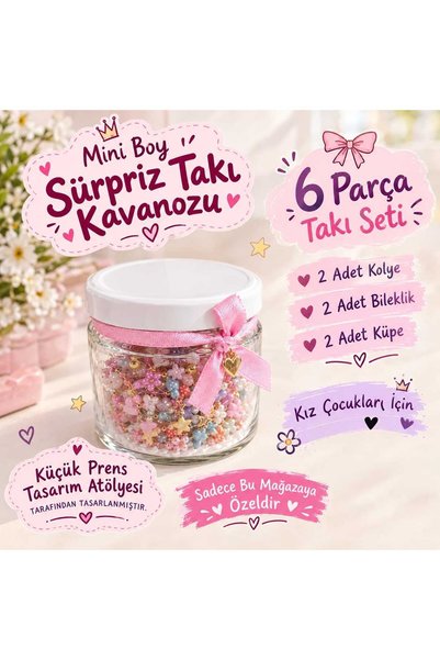 Yağmur Girl's Gift Necklace Bracelet Earring Jewelry Accessory Set