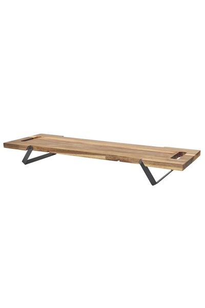NO BRAND Placă de prezentare din acacia de 55cm HOME DECO FACTORY KA0322 Maro...