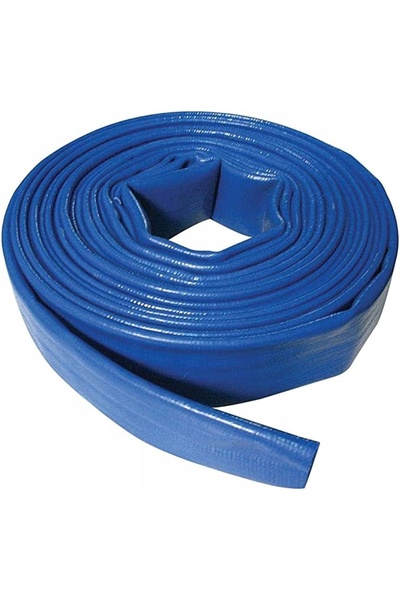 Silverline 633827 furtun plat albastru 10 m x 25 mm