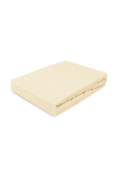 Darymex Cearceaf din jerseu cu elastic Darymex, 180x200cm, crem