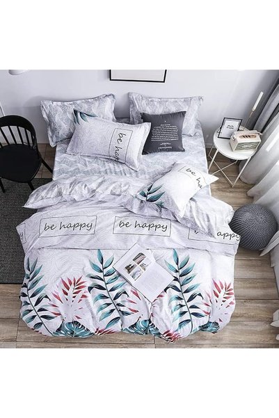 GOLDEN HOME طقم أغطية سرير مقاس كينج/مقاس فردي، غطاء لحاف، غطاء وسادة، 6 قطع،...