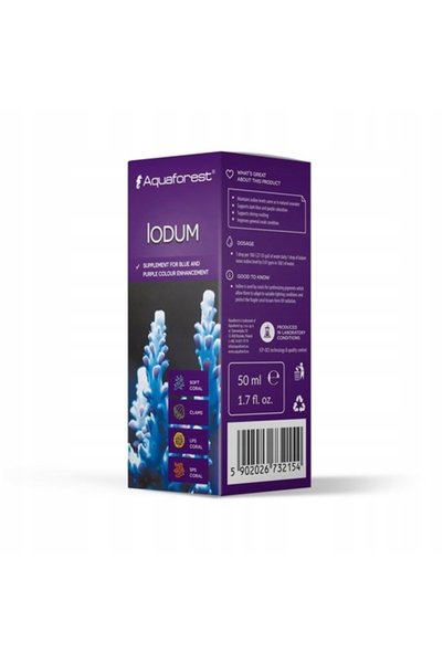 Aquaforest Preparat IODUM 50ML care conține iod