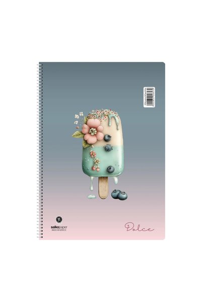 Salko Paper Dolce Σπιράλ Τετράδιο 21x29 (Τυχαίο Σχέδιο) 3 Θέματα