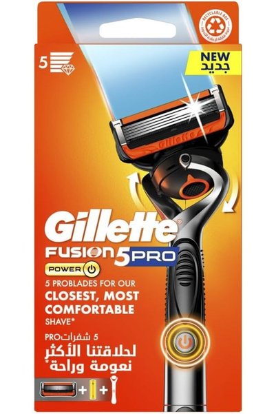 Gillette ماكينة حلاقة فيوجن بروغلايد باور فليكس بول + شفرة واحدة