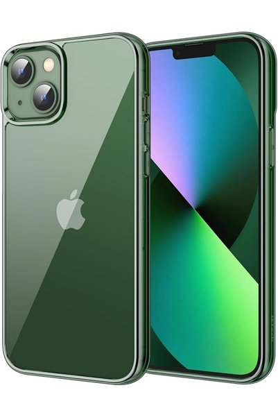 JETech غطاء لآيفون 13، مضاد للاصفرار، شفاف