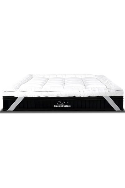 Generic 120x200+8 Hotel Mattress Topper - Microfiber Filler 100% Fabric - 8cm...
