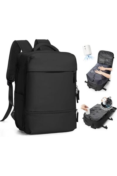 SZLX Vacuum Backpack with Pump Carry On Luggage Airline Approved Women Men