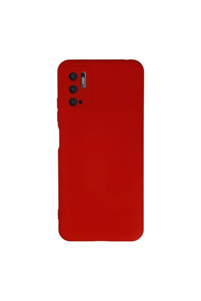 ArkhenX Newface Xiaomi Redmi Note 10 5g Case Nano Velvet Silicone - Red