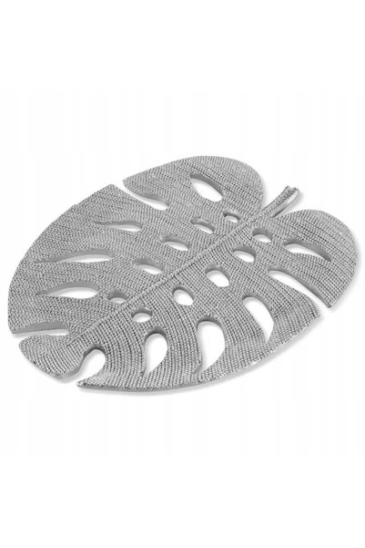 NO BRAND Vas decorativ ELDO 27 X 22 X 2 CM ARGINTIU