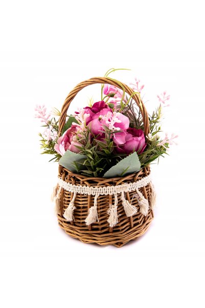 Midex BUNNY BLOSSOMS ÎN COȘ, CULORI ASORTATE, 22CM