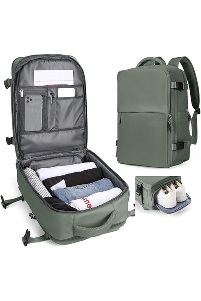 SZLX Vacuum Backpack Travel with Pump Cabin Bags Travel Backpack Women Men
