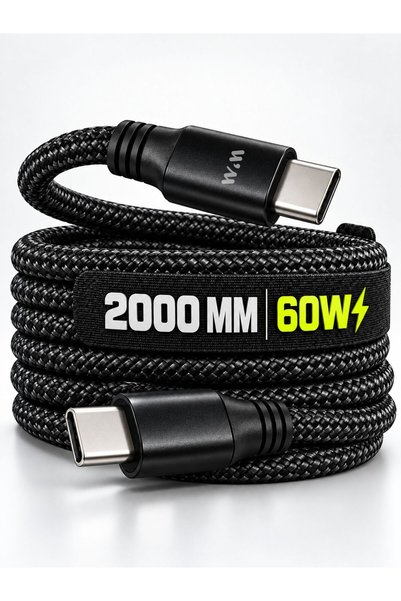 Wellmax PD91 60W USB-C to USB-C Fast Charging and Data Transfer Cable