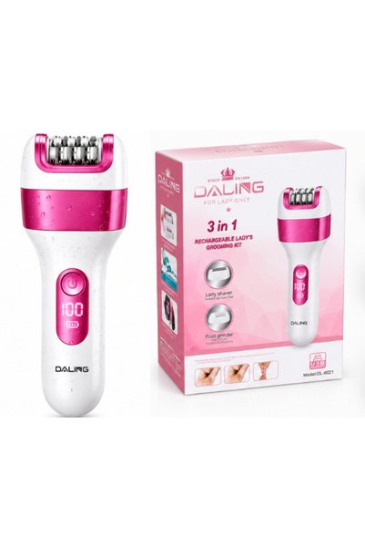 BASHAR Set epilator 3-în-1 Daling DL 6021 pentru femei, epilator, aparat de r...