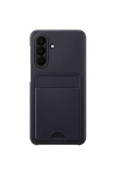 Samsung Калъф за телефон, Заден капак за Galaxy A27, Слот за карти, Черен