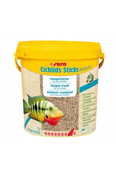 SERA CICHLIDS STICKS NATURE Hrană pentru pești 10l
