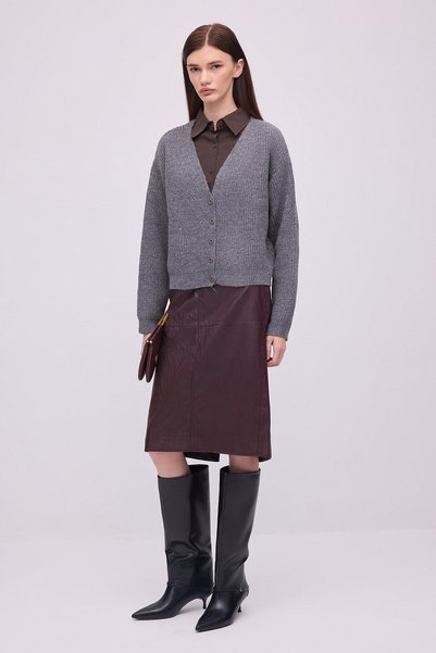 Touché Privé Short Knitting Cardigan