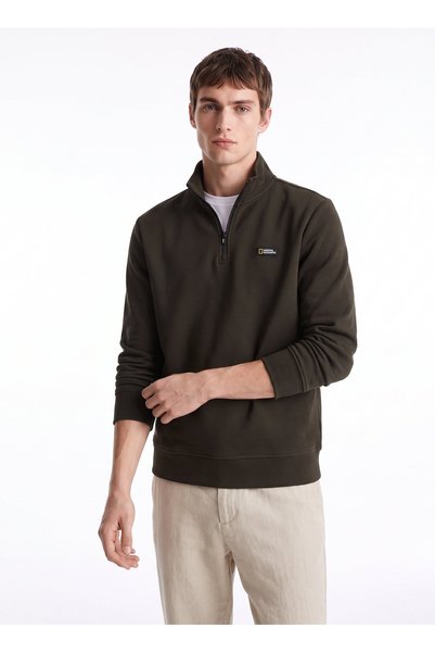 NATIONAL GEOGRAPHIC Haki Erkek Sweatshirt N6WM-SWT4053