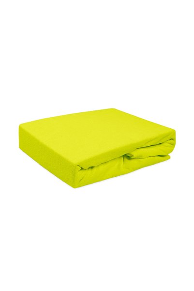 Darymex Cearceaf cu elastic terry 90x200 verde lime