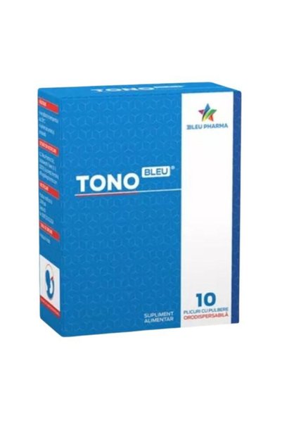 Bleupharma Supliment Alimentar TonoBleu - Bleu Pharma, 10 plicuri