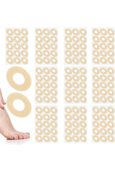 NALACAL 150 قطعة من وسادات القدم المصنوعة من اللاتكس الإسفنجي، لاصقة ذاتياً ل...
