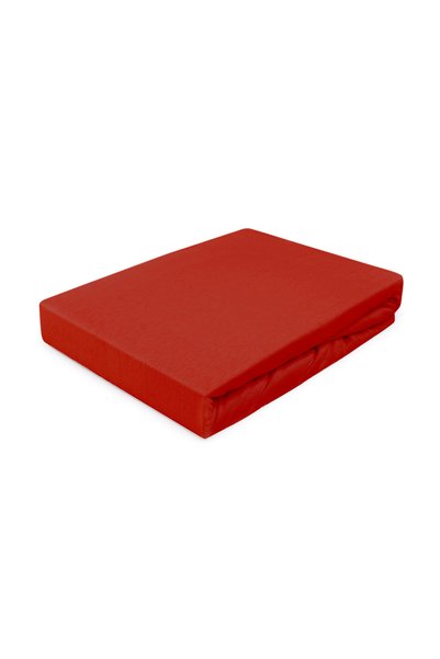 Darymex Cearsaf cu elastic din jerseu 90x200 029 rosu