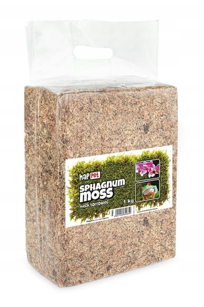 HAPPET Mech torfowiec Mușchi Sphagnum 1kg