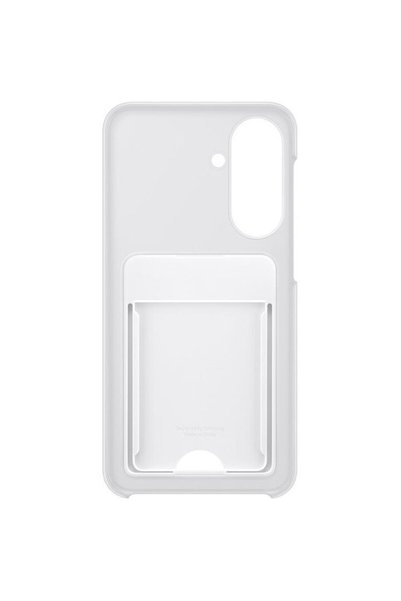 Samsung Phone case, Back cover for Galaxy A27, Card slot, Light gray