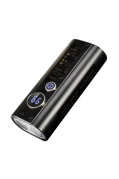 MİKİ Lanterna multifuncțională YEMAO YM B200 cu 2 LED-uri × P50 + RGB, Power ...