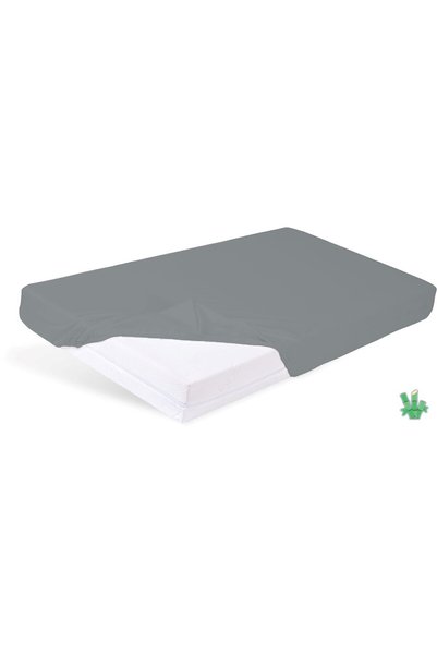Matex Cearceaf de pat din bambus cu guma 160x200cm, grafit, pentru saltele de...