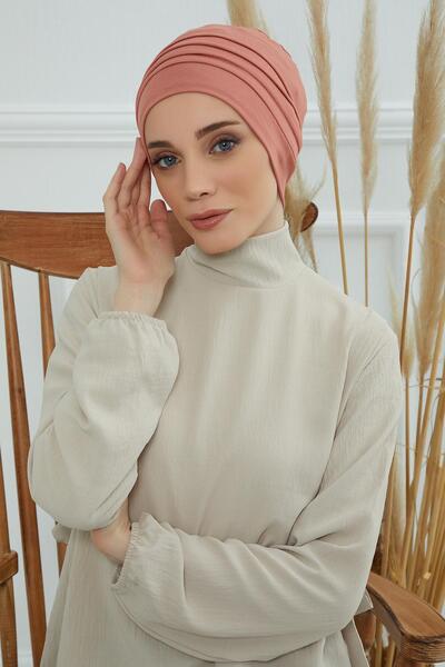 METKAR Bere Model Tesettür Bone,B-34 Salmon