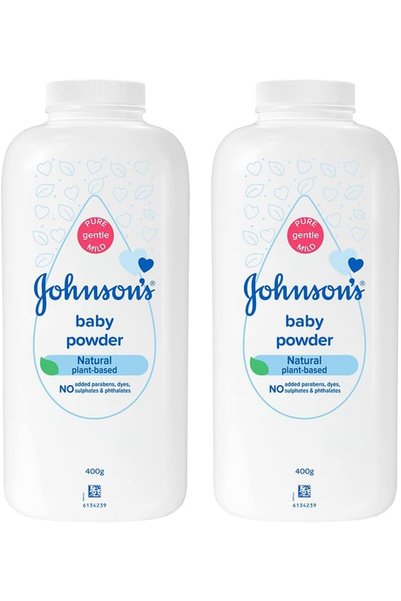 Johnson & Johnson بودرة جونسون للأطفال من YMPIGOY 400 جرام (عبوة من قطعتين)
