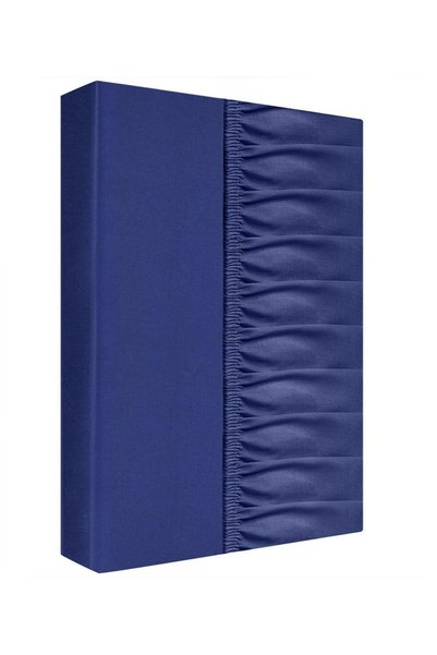 Zaratex Cearceaf satinat cu elastic 160x200cm, granat, 100% bumbac
