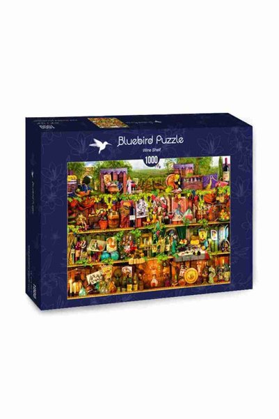 BLUE BIRD Bluebird Puzzle 70304-Ράφι κρασιών - Παζλ 1000 κομμάτια