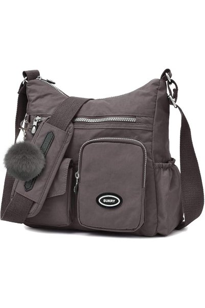 GENERAL SUKRY Nylon Crossbody Bag for Women with Anti theft RFID Pocket, Wate...