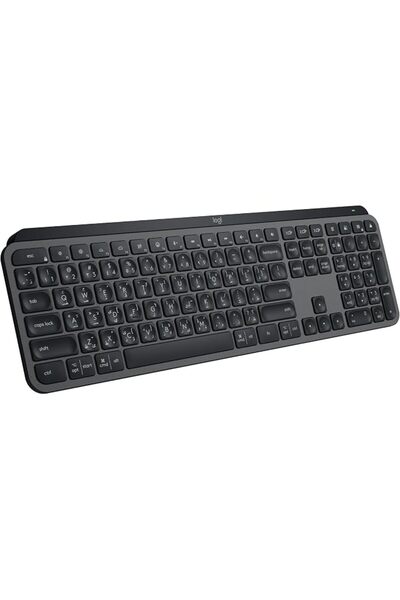 logitech g1 لوحة مفاتيح لوجيتك MX Keys S لاسلكية، تصميم منخفض الارتفاع، كتابة...
