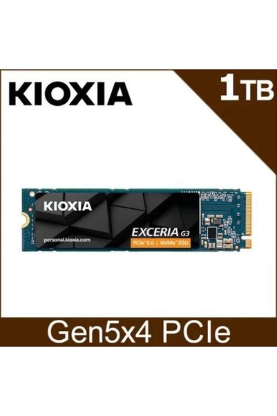 Kioxia Exceria G3 1TB NVMe Gen5 M.2 SATA SSD R:10000MB/s W:8900 MB/s