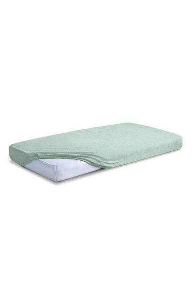 Matex Cearceaf de pat frotte roz 210x220cm, 180g/m², 82% bumbac, 18% poliester