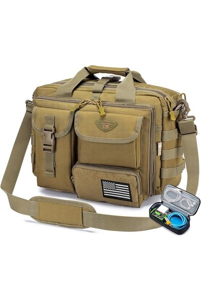 GENERAL Stypos Tactical Messenger Bag, Tactical Briefcase for Man Military La...
