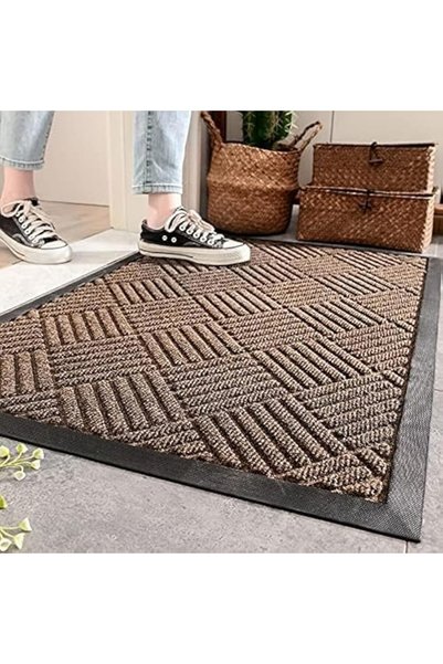 HOOKOR Doormat,Super Absorbent Moistureproof Door Mat,18 * 30in Non Slip Rubb...