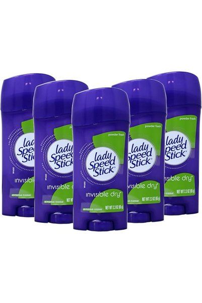 LADYHAND مزيل عرق ليدي سبيد ستيك غير مرئي بمسحوق جاف منعش 2.30 أونصة (عبوة من...