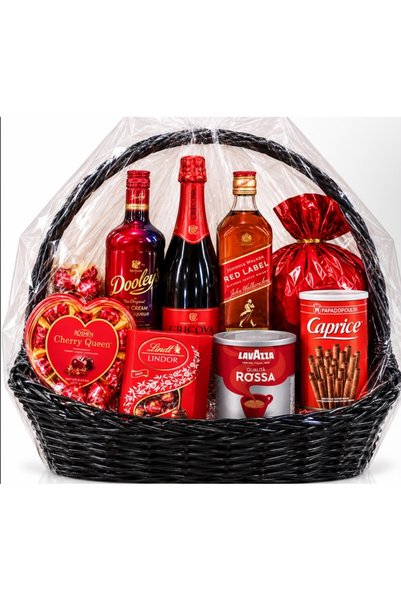 odjas Coș Cadou Red Royal Elegance – Conține băuturi extra fine și specialită...