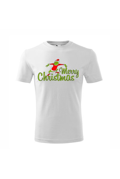Malfini Tricou personalizat, Grinch # 114, Bumbac 100%, Alb, Barbat, Marime 2XL