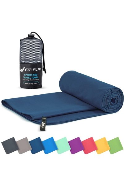 Type-C Prosop din microfibră Fit-Flip, Compact, Ultra-ușor și cu uscare rapid...