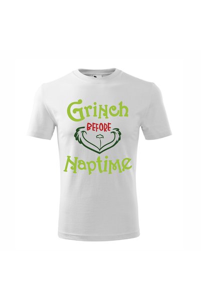 Malfini Tricou personalizat, Grinch # 98, Bumbac 100%, Alb, Barbat, Marime 4XL