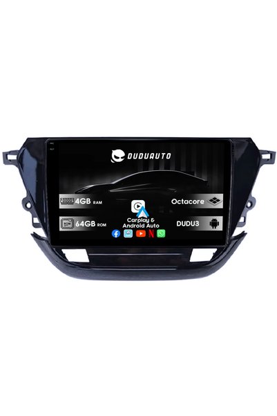 DUDU Συσκευή πλοήγησης Opel Corsa F 2019+, DUDU3, 4GB RAM 64GB ROM, Octacore,...