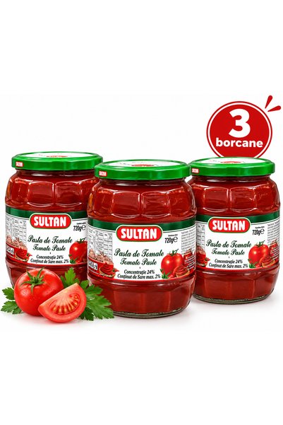Sultan Pachet 3x 720g Pasta de Tomate 24%