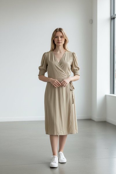 PIECES Rochie Evelyn Light Beige
