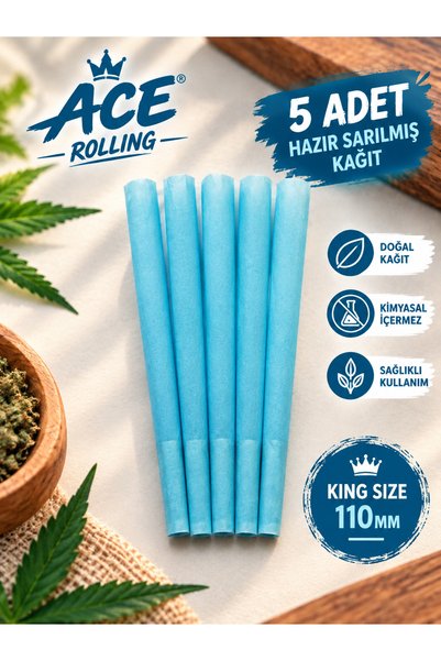 Types ACE rolling king size 110mm 5 adet